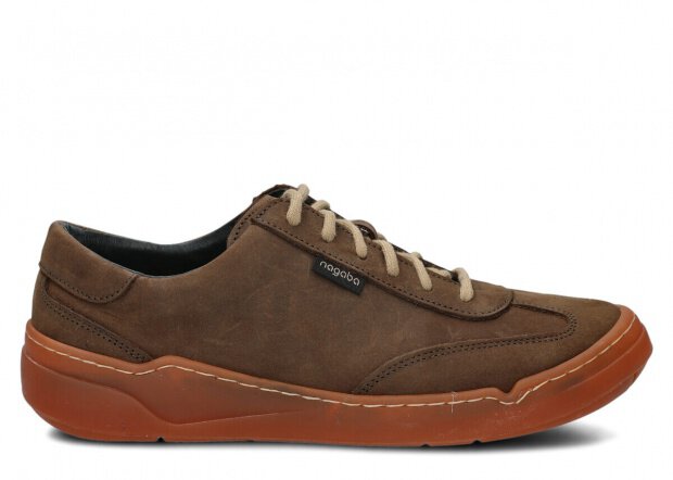 Men's shoe NAGABA 467 olive crazy leather