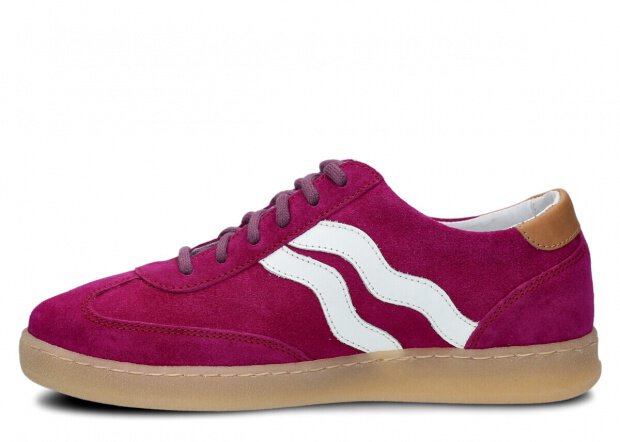 Women's shoe NAGABA 129 purple velours leather