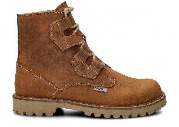 Men’s trapper boots NAGABA 488/1 brown crazy leather