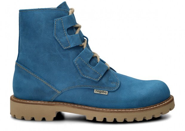 Men’s trapper boots NAGABA 488/1 cobalt crazy leather