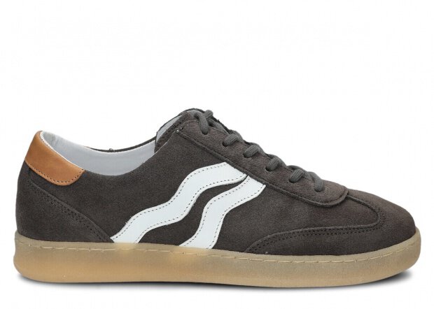 Women's shoe NAGABA 129 graphite velours leather