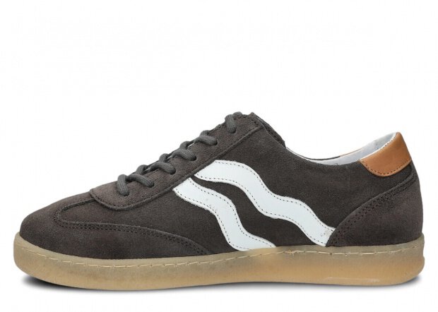 Women's shoe NAGABA 129 graphite velours leather