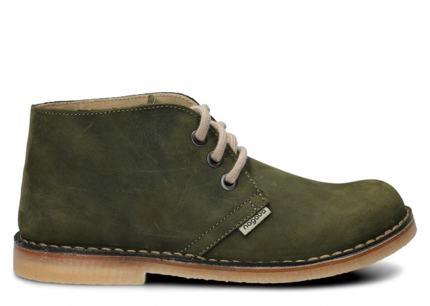 Ankle boot unisex NAGABA 082 olive green crazy leather