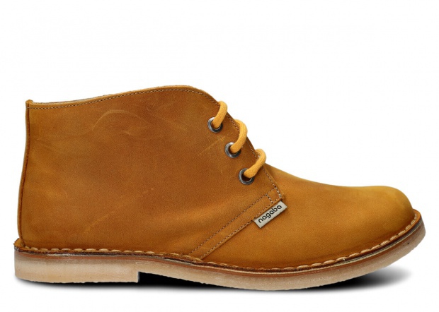 Ankle boot unisex NAGABA 082 yellow crazy leather
