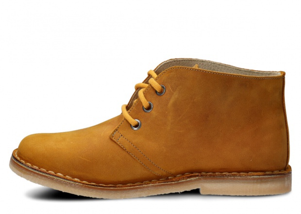 Ankle boot unisex NAGABA 082 yellow crazy leather