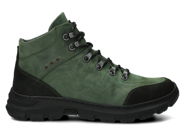 Men's trekking ankle boot NAGABA 409/1 green crazy leather