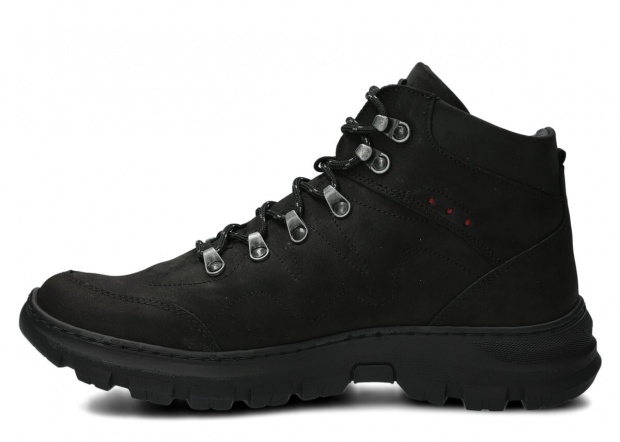 Men's trekking ankle boot NAGABA 409/1 black crazy leather