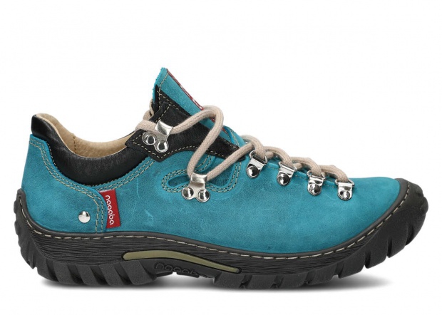 Trekking shoe NAGABA 055 turquoise crazy leather