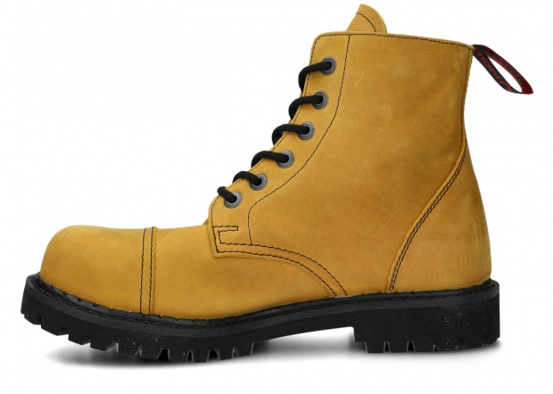 Combat booty NAGABA 6H yellow crazy leather