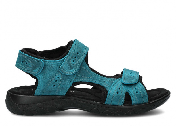 Women's sandal NAGABA 264 turquoise crazy leather
