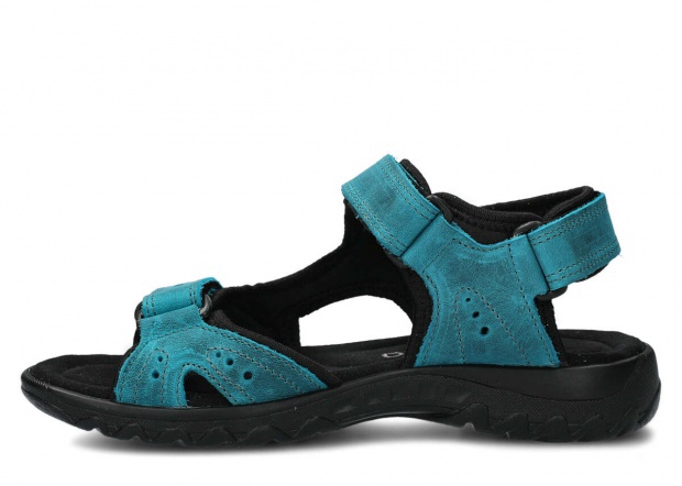 Women's sandal NAGABA 264 turquoise crazy leather