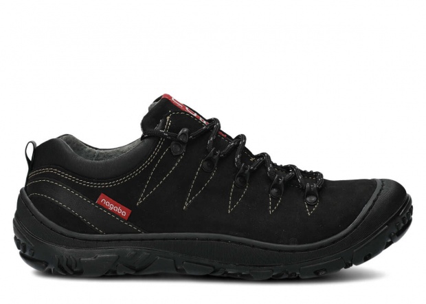 Trekking shoe NAGABA 241 black crazy leather