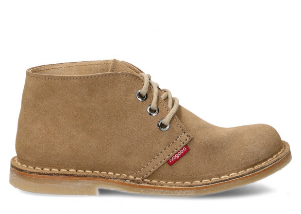 Ankle boot NAGABA 082 beige velours leather