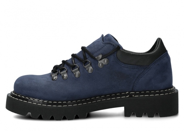 Shoe EVENEMENT EV902 navy blue samuel leather