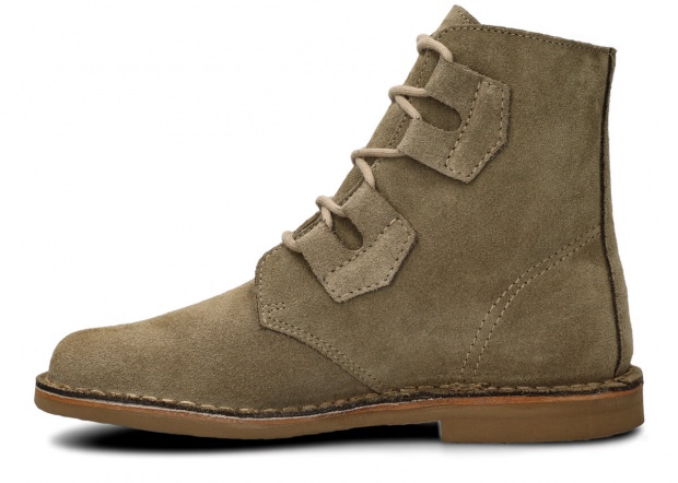 Men's ankle boot NAGABA 188 STBE olive velours leather