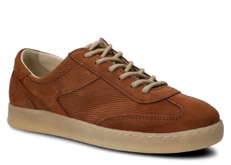 Women's shoe NAGABA 130 brown velours leather