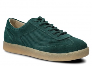 Women's shoe NAGABA 130 emerald velours leather
