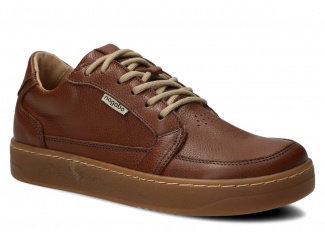 Women's wide shoe NAGABA 625 ginger rustic leather