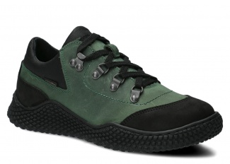 Women's shoe NAGABA 623 green crazy leather