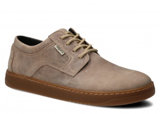 Men's wide shoe NAGABA 476 beige crazy leather