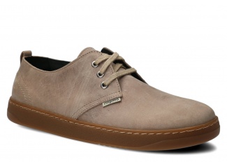 Men's wide shoe NAGABA 477 beige crazy leather