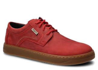 Men's wide shoe NAGABA 476 red crazy leather
