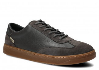 Men's wide shoe NAGABA 478 graphite velours leather