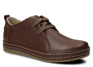 Women's shoes NAGABA 382 brown rustic leather