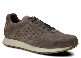 Men's shoe NAGABA 2526 olive velours leather