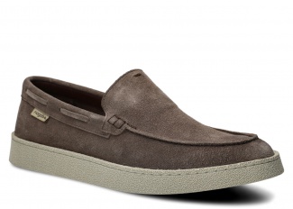 Men's moccasin, Men's shoe NAGABA 2608 olive velours leather