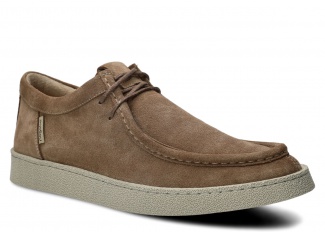 Men's moccasin, Men's shoe NAGABA 2521 beige velours leather