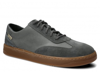 Men's wide shoe NAGABA 478 grey velours leather